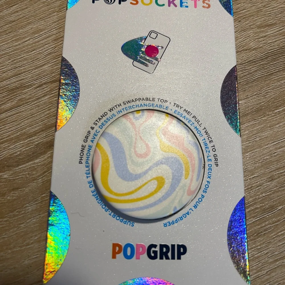 2 NEW Popsockets Popgrip: Clouds & Swirl (e)